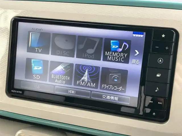 ダイハツ ムーヴ キャンバス G メイクアップ リミテッド　SAⅢ 道南・函館 2019(平31)年 4.8万km パールホワイトⅢ/ファインミントメタリック 2トーン /純正ナビ//フルセグTV//エンジンスターター//ドライブレコーダー//全周囲カメラ//両側パワースライドドア//衝突軽減システム//オートマチックハイビーム//LEDヘッドライト//オートライト//スマートキー//エンジンプッシュスタート