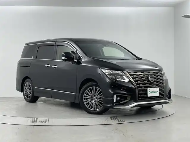 日産 エルグランド 250HWS S アーバンクロム 埼玉県 2021(令3)年 6.5万km 黒 純正ナビ/フリップダウンモニター/アラウンドビューカメラ/追従式クルーズコントロール/純正ドライブレコーダー/電動リアゲート/レーンキープアシスト/エンジンスターター/オットマン/ブラインドスポットモニター