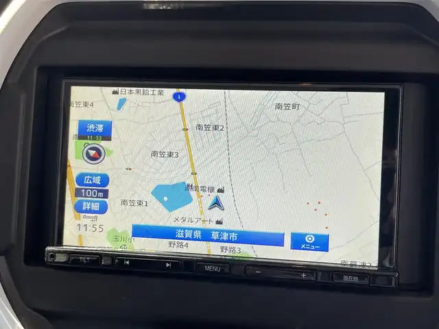スズキ ハスラー HYBRID G 滋賀県 2022(令4)年 3.5万km オフブルーM 社外ナビ/Bluetooth.AM.FM/ETC/前後ドライブレコーダー/前席シートヒーター/レーダークルーズコントロール/バックカメラ/オートハイビーム/レーンキープアシスト/バックソナー/プッシュスタート/純正フロアマット/アイドリングストップ/オートライト/スマートキー