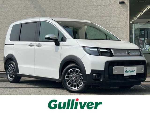 ホンダ フリード クロスター 兵庫県 2025(令7)年 0.1万km未満 パール 登録済未使用車/両側パワースライドドア/衝突軽減ブレーキ/レーダークルーズコントロール/コーナーセンサー/ブラインドスポットモニター/ハーフレザーシート/シートヒーター/電動パーキングブレーキ/オートホールド/革巻きステアリング/ステアリングリモコン/スマートキー/スペアキー/電動格納ミラー