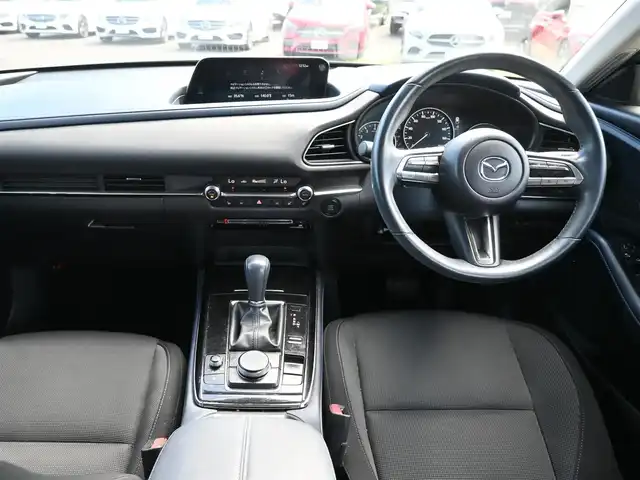 マツダ ＣＸ－３０ 20S プロアクティブツーリングセレ 千葉県 2020(令2)年 3.9万km ディープクリスタルブルーマイカ 215/55R18/スマートブレーキサポート/レーンキープ・アシスト・システム/ブラインドスポットモニタリング/アクティブ・ドライビング・ディスプレイ/パワーバックドア/運転席パワーシート/前席シートヒーター/純正SDナビ/地デジTV/【DVD/CD再生機能　Bluetooth接続】/360°ビュー・モニター/革巻きステアリング/ステアリングヒーター/ステアリングスイッチ/パドルシフト/ETC/LEDヘッドライト/ウインカーミラー/コーナーセンサー/純正18インチアルミホイル/サイド/カーテンエアバッグ/アドバンストキーレスエントリー