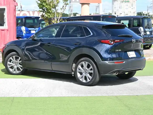 マツダ ＣＸ－３０ 20S プロアクティブツーリングセレ 千葉県 2020(令2)年 3.9万km ディープクリスタルブルーマイカ 215/55R18/スマートブレーキサポート/レーンキープ・アシスト・システム/ブラインドスポットモニタリング/アクティブ・ドライビング・ディスプレイ/パワーバックドア/運転席パワーシート/前席シートヒーター/純正SDナビ/地デジTV/【DVD/CD再生機能　Bluetooth接続】/360°ビュー・モニター/革巻きステアリング/ステアリングヒーター/ステアリングスイッチ/パドルシフト/ETC/LEDヘッドライト/ウインカーミラー/コーナーセンサー/純正18インチアルミホイル/サイド/カーテンエアバッグ/アドバンストキーレスエントリー