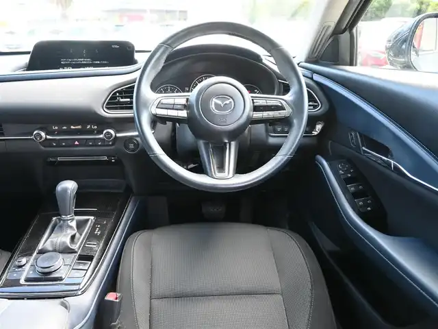 マツダ ＣＸ－３０ 20S プロアクティブツーリングセレ 千葉県 2020(令2)年 3.9万km ディープクリスタルブルーマイカ 215/55R18/スマートブレーキサポート/レーンキープ・アシスト・システム/ブラインドスポットモニタリング/アクティブ・ドライビング・ディスプレイ/パワーバックドア/運転席パワーシート/前席シートヒーター/純正SDナビ/地デジTV/【DVD/CD再生機能　Bluetooth接続】/360°ビュー・モニター/革巻きステアリング/ステアリングヒーター/ステアリングスイッチ/パドルシフト/ETC/LEDヘッドライト/ウインカーミラー/コーナーセンサー/純正18インチアルミホイル/サイド/カーテンエアバッグ/アドバンストキーレスエントリー