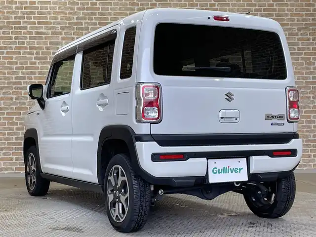 スズキ ハスラー HYBRID X 岩手県 2023(令5)年 2万km ピュアホワイトP ワンオーナー/４WD/全方位モニター/スズキセーフティサポート/デュアルカメラブレーキサポート/車線逸脱抑制機能/アダプティブクルーズコントロール/誤発進抑制機能/先行車発信お知らせ機能/標識認識機能/ハイビームアシスト/ヒルディセントコントロール/スノーモード・グリップコントロール/リヤパーキングセンサー/横滑り防止装置/アイドリングストップ/前席シートヒーター/純正メモリナビ/フルセグTV/AppleCarPlay・AndroidAuto/ドライブレコーダー/ETC/LEDヘッドライト/純正１５インチアルミホイール