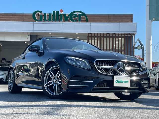 メルセデス・ベンツ Ｅ２００ カブリオレ スポーツ 沖縄県 2018(平30)年 3.2万km 黒 ワンオーナー/メーカーオプショナビ/レザーシート/全方位カメラ/シートヒーター/エアシート/ブルメスタースピーカー/純正ドライブレコーダー/ビルトインＥＴＣ/スマートキー/ＬＥＤヘッドライト/パドルシフト