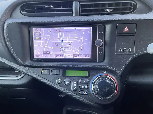 トヨタ アクア G ブラックソフトレザーセレ 静岡県 2013(平25)年 7.6万km スーパーレッドⅤ ワンオーナー/純正ナビ/フルセグTV/DVD/CD/BT/SD/バックカメラ/黒革シート/前席シートヒーター/バックソナー/LEDライト/ETC/ステアリングスイッチ/保証書/取扱説明書/ナビ取扱説明書/H28/29/R1/3点検記録簿有