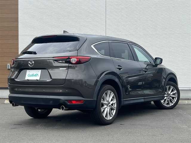 マツダ ＣＸ－８ XD プロアクティブ 道東・釧路十勝 2018(平30)年 5.3万km チタニウムフラッシュマイカ 4WD/7人乗り/純正メモリーナビ/  (DVD/CD/フルセグTV/Bluetooth)/全方位カメラ/スマートシティブレーキサポート(SBS)/リアパーキングセンサー/レーダークルーズコントロール/アダプティブLEDヘッドライト(ALH)/ハイビームコントロールシステム(HBC)/レーンキープアシストシステム(LAS)/車線逸脱警報システム(LDWS)/ブラインドスポットモニタリング(BSM)/ドライバーアテンションアラート(DAA)/交通標識認識システム(TRS)/360°ビューモニター/フロントパーキングセンサー/LEDヘッドライト/リアフォグライト/フロントワイパーデアイサー/ウィンカーミラー/電動格納ミラー/ミラーヒーター/パワーシート(運転席メモリー機能付き)/シートヒーター(1/2列目)/USBソケット/アイドリングストップ/電動パーキングブレーキ(オートホールド機能付き)/スマートキー/エンジンプッシュスタート/スペアキー/取扱説明書/保証書/純正19インチアルミホイール