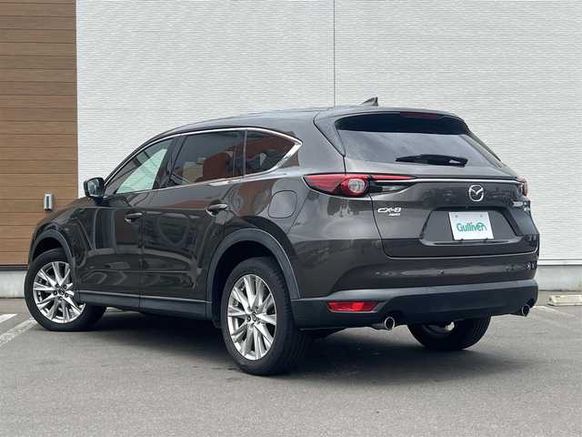 マツダ ＣＸ－８ XD プロアクティブ 道東・釧路十勝 2018(平30)年 5.3万km チタニウムフラッシュマイカ 4WD/7人乗り/純正メモリーナビ/  (DVD/CD/フルセグTV/Bluetooth)/全方位カメラ/スマートシティブレーキサポート(SBS)/リアパーキングセンサー/レーダークルーズコントロール/アダプティブLEDヘッドライト(ALH)/ハイビームコントロールシステム(HBC)/レーンキープアシストシステム(LAS)/車線逸脱警報システム(LDWS)/ブラインドスポットモニタリング(BSM)/ドライバーアテンションアラート(DAA)/交通標識認識システム(TRS)/360°ビューモニター/フロントパーキングセンサー/LEDヘッドライト/リアフォグライト/フロントワイパーデアイサー/ウィンカーミラー/電動格納ミラー/ミラーヒーター/パワーシート(運転席メモリー機能付き)/シートヒーター(1/2列目)/USBソケット/アイドリングストップ/電動パーキングブレーキ(オートホールド機能付き)/スマートキー/エンジンプッシュスタート/スペアキー/取扱説明書/保証書/純正19インチアルミホイール