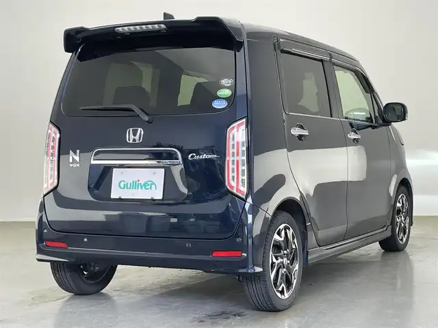 ホンダ Ｎ ＷＧＮ カスタム Lターボ ホンダS 愛知県 2020(令2)年 3.4万km ミッドナイトブルービームM 純正８型ナビ　フルセグＴＶ　カープレイ対応　バックカメラ　ハーフレザー　シートヒーター　ドラレコ　ホンダセンシング　衝突軽減　追従クルコン　ＬＥＤオートライト　電動パーキング　革調シートカバー　リヤパーキングセンサー　禁煙車