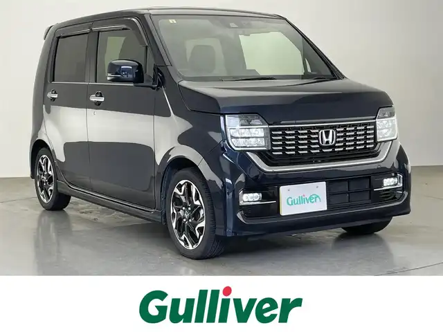 ホンダ Ｎ ＷＧＮ カスタム Lターボ ホンダS 愛知県 2020(令2)年 3.4万km ミッドナイトブルービームM 純正８型ナビ　フルセグＴＶ　カープレイ対応　バックカメラ　ハーフレザー　シートヒーター　ドラレコ　ホンダセンシング　衝突軽減　追従クルコン　ＬＥＤオートライト　電動パーキング　革調シートカバー　リヤパーキングセンサー　禁煙車