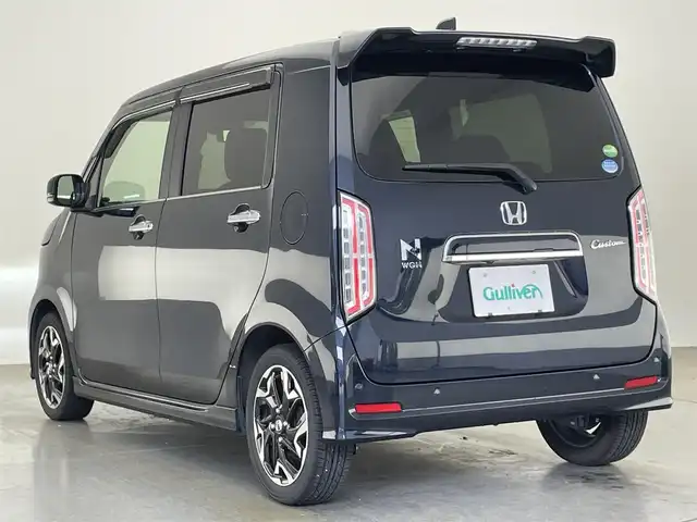 ホンダ Ｎ ＷＧＮ カスタム Lターボ ホンダS 愛知県 2020(令2)年 3.4万km ミッドナイトブルービームM 純正８型ナビ　フルセグＴＶ　カープレイ対応　バックカメラ　ハーフレザー　シートヒーター　ドラレコ　ホンダセンシング　衝突軽減　追従クルコン　ＬＥＤオートライト　電動パーキング　革調シートカバー　リヤパーキングセンサー　禁煙車