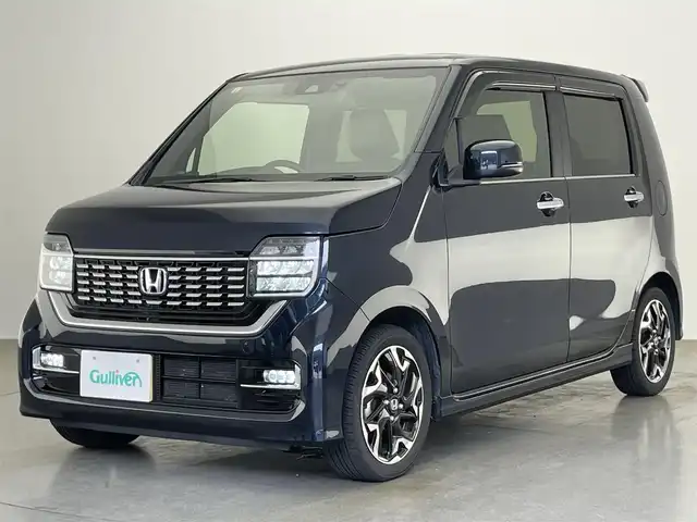 ホンダ Ｎ ＷＧＮ カスタム Lターボ ホンダS 愛知県 2020(令2)年 3.4万km ミッドナイトブルービームM 純正８型ナビ　フルセグＴＶ　カープレイ対応　バックカメラ　ハーフレザー　シートヒーター　ドラレコ　ホンダセンシング　衝突軽減　追従クルコン　ＬＥＤオートライト　電動パーキング　革調シートカバー　リヤパーキングセンサー　禁煙車