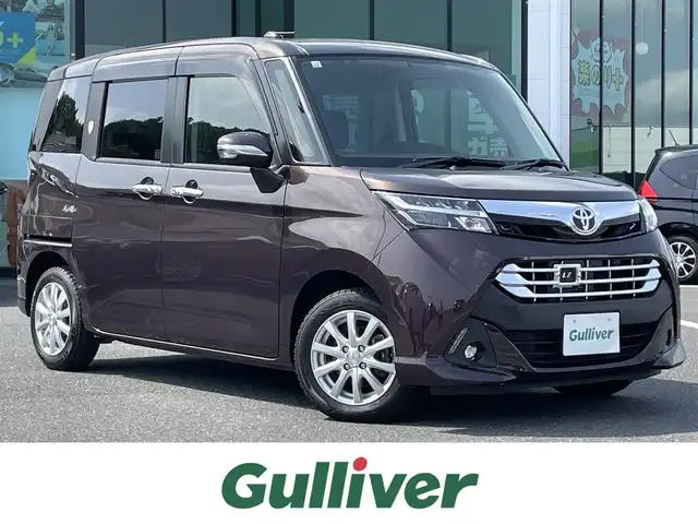 トヨタ タンク G 島根県 2017(平29)年 8.9万km プラムブラウンパールクリスタルシャイン 純正9インチナビ/CD/DVD/DTV/Bluetooth/バックカメラ/両側パワースライドドア /LEDオートライト/クルーズコントロール/スマートキー/プッシュスタート /ETC/純正フロアマット/純正ドアバイザー