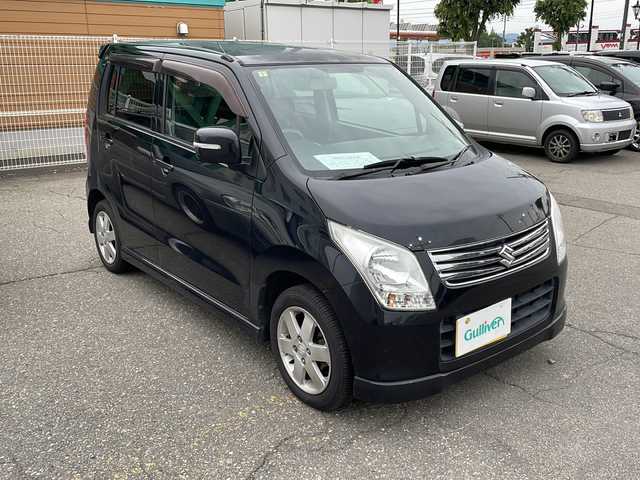 スズキ ワゴンＲ FX－LTD 新潟県 2010(平22)年 10.3万km ブルーイッシュブラックパール3 ４WD/社外HDDナビ/　　CD/DVD/AM/FM/ワンセグ/SD/バックモニター/運転席シートヒーター/ヘッドライトレベライザー/電動格納ミラー/純正フロアマット/スマートキー