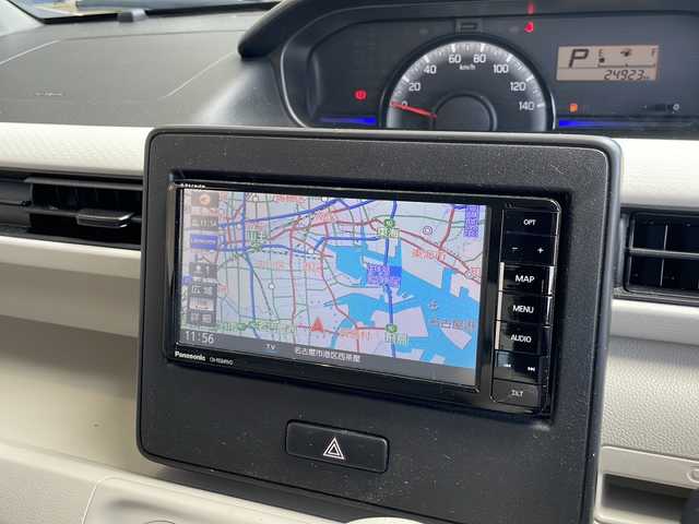スズキ ワゴンＲ FA 愛知県 2018(平30)年 2.5万km ピュアホワイトP SDナビ/フルセグ/CD DVD/Bluetooth/バックカメラ/ドライブレコーダー/ETC/横滑り防止装置/リモコンキー