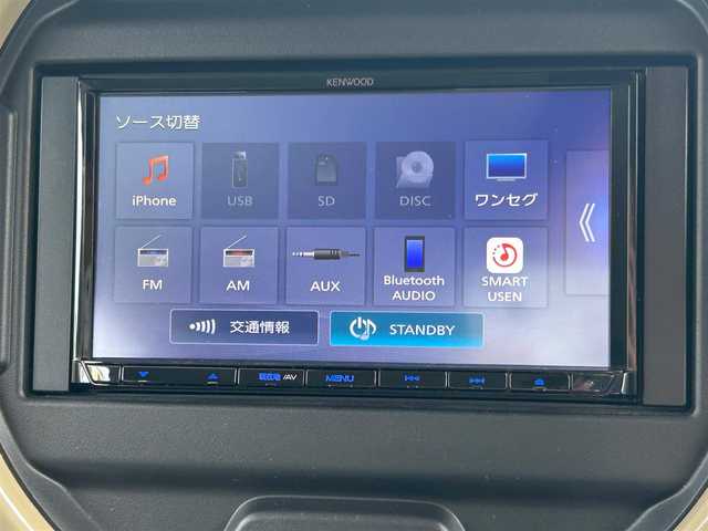 スズキ ハスラー HYBRID G 大阪府 2024(令6)年 0.8万km ソフトベージュメタリック 社外ナビ　/   TV/CD/DVD/Bluetooth/バックモニター/衝突軽減ブレーキ/コーナーセンサー/横滑り防止装置/前席シートヒーター　/追従クルーズコントロール/レーンキープアシスト　/アイドリングストップ　/オートマチックハイビーム/純正フロアマット　/プッシュスタート　/スマートキー/LED　/禁煙車