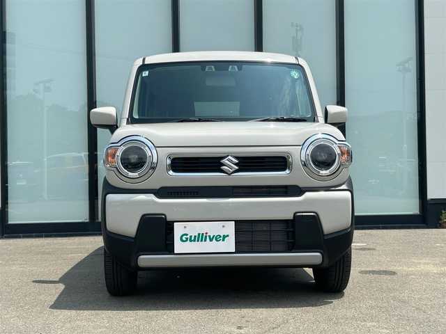 スズキ ハスラー HYBRID G 大阪府 2024(令6)年 0.8万km ソフトベージュメタリック 社外ナビ　/   TV/CD/DVD/Bluetooth/バックモニター/衝突軽減ブレーキ/コーナーセンサー/横滑り防止装置/前席シートヒーター　/追従クルーズコントロール/レーンキープアシスト　/アイドリングストップ　/オートマチックハイビーム/純正フロアマット　/プッシュスタート　/スマートキー/LED　/禁煙車