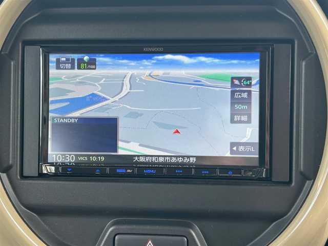 スズキ ハスラー HYBRID G 大阪府 2024(令6)年 0.8万km ソフトベージュメタリック 社外ナビ　/   TV/CD/DVD/Bluetooth/バックモニター/衝突軽減ブレーキ/コーナーセンサー/横滑り防止装置/前席シートヒーター　/追従クルーズコントロール/レーンキープアシスト　/アイドリングストップ　/オートマチックハイビーム/純正フロアマット　/プッシュスタート　/スマートキー/LED　/禁煙車