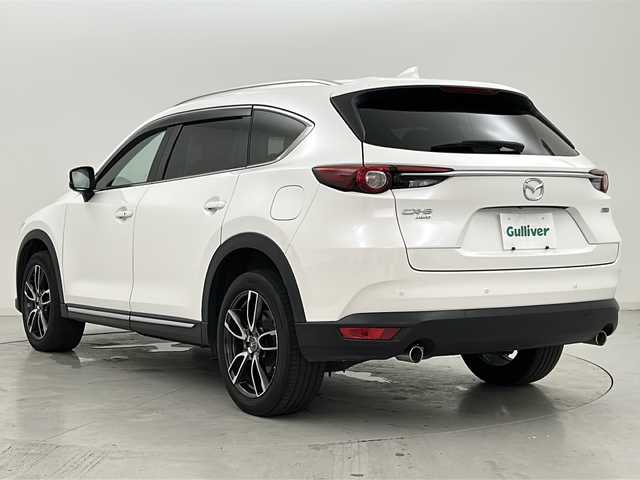 マツダ ＣＸ－８ XD Lパッケージ 宮城県 2017(平29)年 5.3万km スノーフレイクホワイトパールマイカ ワンオーナー/BOSEサウンド/i-ACTIVSENSE/・トラクションコントロールシステム/・アイ・ストップ/・クルージング＆トラフィック・サポート/・マツダ・レーダー・クルーズ・コントロール/・レーンキープ・アシスト・システム/ブラインドスポットモニター/ヘッドアップディスプレイ/全周囲カメラ/マツダコネクトナビ/・BT.CD.DVD.USB.AUX/フルセグTV/電動リアゲート/本革シート/前席パワーシート/1.2列目シートヒーター/ステアリングヒーター/パドルシフト/ステアリングスイッチ/革巻きステアリング/ビルトインETC/プッシュスタート/スマートキー×2/電動パーキングブレーキ/LEDヘッドライト/LEDフォグライト/純正フロアマット/社外19インチAW/ドアバイザー/ロールサンシェード