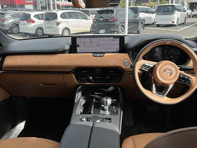 マツダ ＣＸ－６０ XD HV プレミアムスポーツ 鹿児島県 2022(令4)年 0.6万km ロジウムホワイトプレミアムメタリック レーンアシスト/サンルーフ/純正ナビ/　　Bluetooth/フルセグ/ＳＤナビ/全方位バックカメラ/ドライブレコーダー/電動トランクリッド/レーダークルーズコントロール/LEDヘッドライト/ハーフレザーシート/純正アルミホイール20インチ/アイドリングストップ/ETC