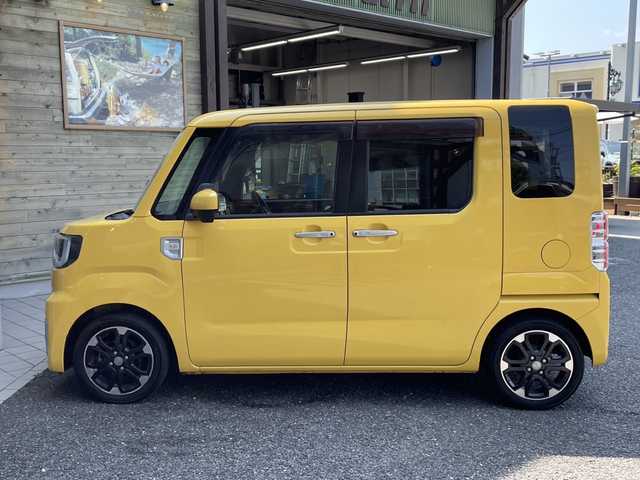 ダイハツ ウェイク G SA 福島県 2015(平27)年 3万km フェスタイエロー 純正ナビ/バックカメラ/両側パワースライドドア/オートライト/LEDヘッドライト/衝突軽減ブレーキ/ドライブレコーダー/スマートキー/ETC