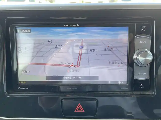 日産 デイズ ルークス HWS X Vセレクション 青森県 2016(平28)年 13.2万km ホワイトパール ワンオーナー/carrozzeriaナビ(FM/AM/TV/Bluetooth)/バックカメラ/アラウンドビューモニター/両側パワースライドドア/フォグライト/純正ホイール(15インチ)/スマートキー/ETC/純正フロアマット/電格ミラー/取扱説明書/保証書