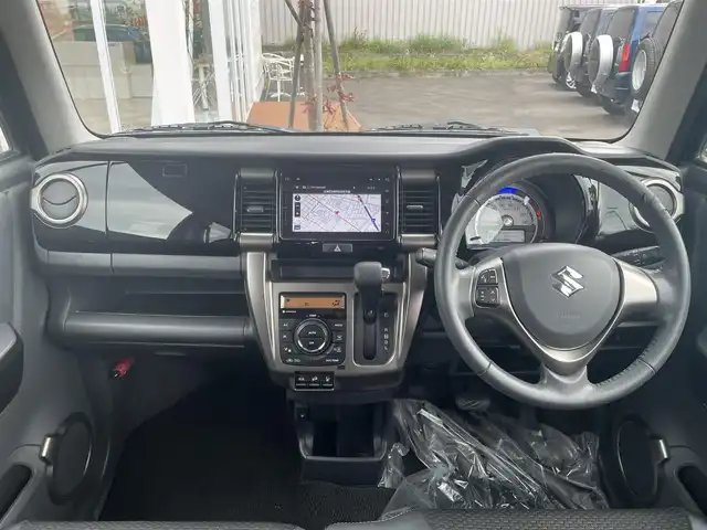 スズキ ハスラー Jスタイル Ⅱ 道央・札幌 2016(平28)年 8.9万km クールカーキパールメタリック/ホワイト2トーンルーフ ・4WD/・衝突軽減ブレーキ/・メモリナビ/CD&DVD&BT&USB&USB&フルセグTV/・全方位カメラ/・バックカメラ/・助手席シートアンダーBOX/・ハーフレザー/・シートヒーター/・ハンズフリー/・ステアリングスイッチ/・ダウンヒルアシストコントロール/・アイドリングストップ/・ABS/・横滑り防止装置/・レーンキープアシスト/・盗難防止装置/・電動格納ミラー/・オートライト/・LEDヘッドライト/・フォグランプ/・ウィンカーミラー