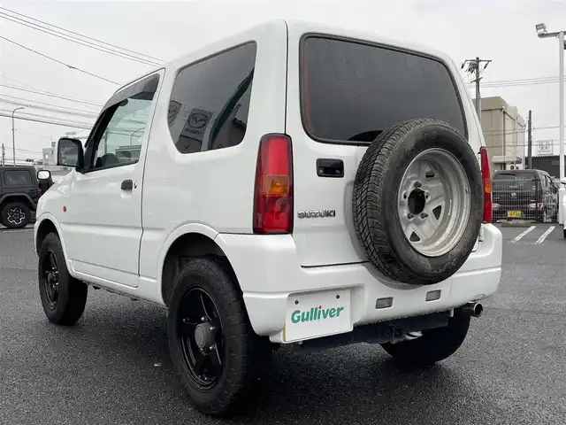 スズキ ジムニー XG 広島県 2008(平20)年 8.5万km スペリアホワイト ヒッチメンバー/SUZUKIロゴ16インチブラックAW/5MT/パートタイム4WD/ターボ/carrozzeriaオーディオ（AM/FM/Bluetooth）/LEDヘッドライト/フロアマット/キーレス/スペアキー