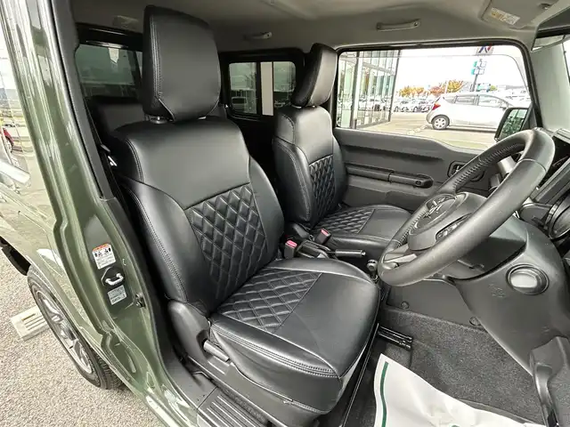 スズキ ジムニー XC 和歌山県 2020(令2)年 0.9万km ジャングルグリーン 衝突軽減ブレーキ/横滑り防止機能/アイドリングストップ/クルコン/シートヒーター/ダウンヒルアシストコントロール/シートカバー/パワーウインドウ/純正AW/ルーフラック/プッシュスタート/スマートキー