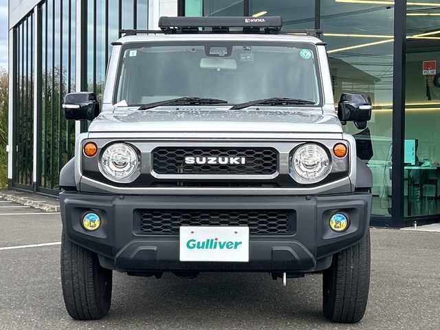 スズキ ジムニー シエラ JC 鹿児島県 2021(令3)年 5.7万km シルキーシルバーメタリック 4WD/デュアルセンサーブレーキサポートII/純正ナビ/　　CD/DVD/BT/フルセグ/バックカメラ/クルーズコントロール/LEDオートライト/シートヒーター/純正15インチアルミホイール/ルーフレール/ステアリングスイッチ/スマートキー/ETC