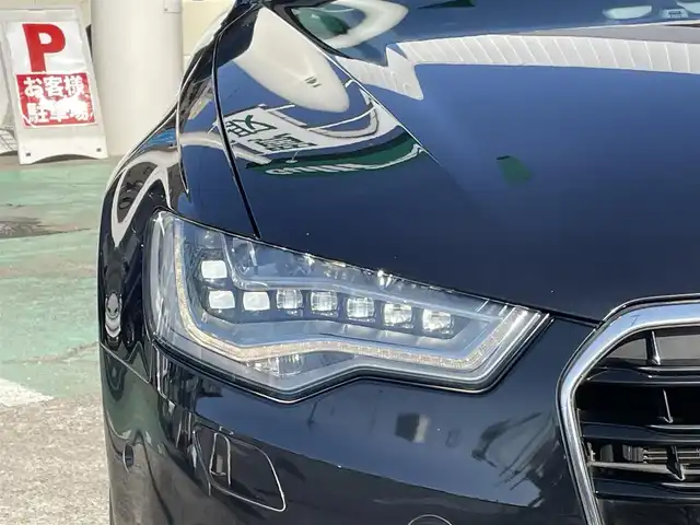 アウディ Ａ６ 2．8 FSI クワトロ 神奈川県 2014(平26)年 7.3万km 黒 純正HDDナビ/　（CD・DVD・Bluetooth）/フルセグTV/黒革シート/前席パワーシート/前席シートヒーター/パーキングアシスト/全方位カメラ/コーナーセンサー/BOSEサウンド/クルーズコントロール/ETC/スマートキー×2/保証書/取扱説明書