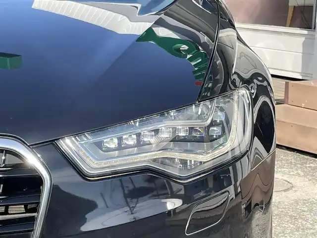 アウディ Ａ６ 2．8 FSI クワトロ 神奈川県 2014(平26)年 7.3万km 黒 純正HDDナビ/　（CD・DVD・Bluetooth）/フルセグTV/黒革シート/前席パワーシート/前席シートヒーター/パーキングアシスト/全方位カメラ/コーナーセンサー/BOSEサウンド/クルーズコントロール/ETC/スマートキー×2/保証書/取扱説明書
