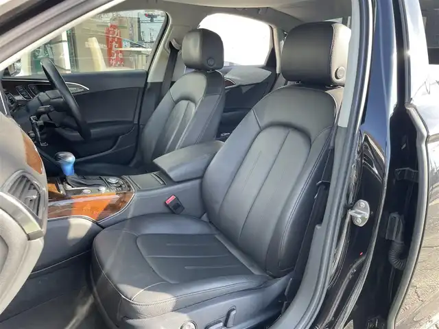 アウディ Ａ６ 2．8 FSI クワトロ 神奈川県 2014(平26)年 7.3万km 黒 純正HDDナビ/　（CD・DVD・Bluetooth）/フルセグTV/黒革シート/前席パワーシート/前席シートヒーター/パーキングアシスト/全方位カメラ/コーナーセンサー/BOSEサウンド/クルーズコントロール/ETC/スマートキー×2/保証書/取扱説明書