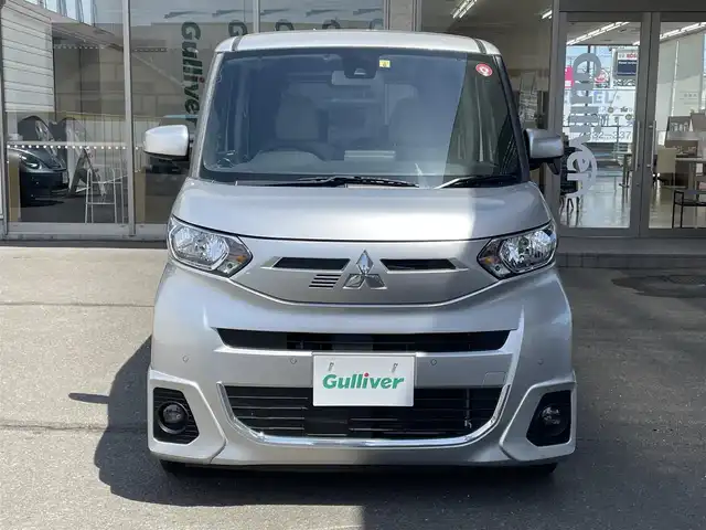 三菱 ｅＫスペース G 宮城県 2020(令2)年 2.2万km スターリングシルバーM 社外メモリーナビ/フルセグTV/(CD/BT)/バックカメラ/e-アシスト/・衝突被害軽減ブレーキアシスト/・踏み間違い衝突防止アシスト/・車線逸脱警報システム/・車線逸脱防止支援機能/・オートマチックハイビーム/・ふらつき警報/・前方衝突予測機能/・先行車発進通知/前後コーナーセンサー/片側パワースライドドア/前席シートヒーター/スマートキー/ETC/ライトレベライザー/電動格納式ミラー/保証書/スペアキー