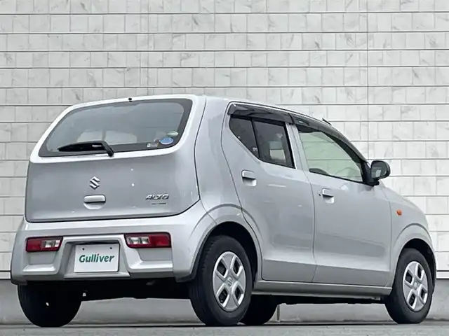 スズキ アルト L 岩手県 2018(平30)年 7.5万km シルキーシルバーメタリック 4WD/レーダーブレーキサポート搭載車/衝突軽減ブレーキ/横滑り防止装置/前席シートヒーター/〇シガーソケット/〇ドアバイザー/〇純正フロアマット/スペアキー/夏タイヤアルミ車載