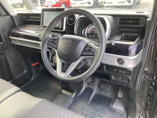 スズキ スペーシア カスタム HYBRID XS 千葉県 2022(令4)年 3万km アーバンブラウンパールメタリック 純正8インチナビ/(フルセグTV/CD/DVD/BT/FM/AM)/全周囲カメラ/前後ドライブレコーダー/ヘッドアップディスプレイ/リアサーキュレーター/リアロールサンシェード/衝突被害軽減システム/車線逸脱警報/クルーズコントロール/ハーフレザーシート/両側パワースライドドア/横滑り防止装置/ビルトインETC/アイドリングストップ/LEDヘッドライト/フォグランプ/オートライト/ウィンカーミラー/電動格納ミラー/純正15インチAW/シートヒーター/シートリフター/プッシュスタート/スマートキー/フロアマット/ドアバイザー/スペアキー/取扱説明書