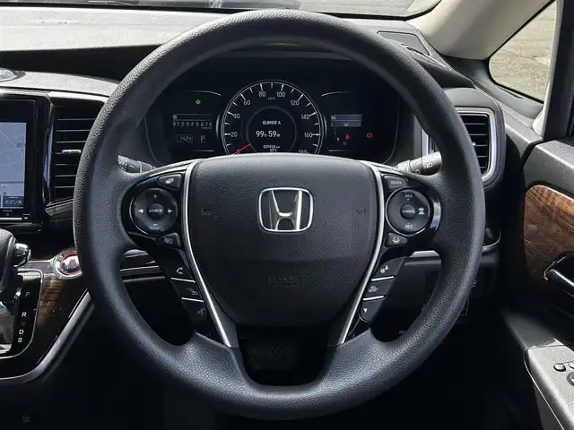 ホンダ オデッセイ 福島県 2019(平31)年 3万km クリスタルブラックパール Honda SENSING/・衝突軽減ブレーキ/・オートハイビーム/・誤発進抑制機能/・後方誤発進抑制機能/・路外逸脱警報機能/・車線維持支援システム/・歩行者事故低減ステアリング/・先行車発進お知らせ機能/・標識認識機能/純正9inメモリナビ/　【フルセグ/CD/DVD/BT/SD/MSV】/バックカメラ/純正フリップダウンモニター/ステアリングスイッチ/レーダークルーズコントロール/ビルトインETC2.0/前後ドライブレコーダー/両側パワースライドドア/レーンキープアシスト/パーキングアシスト/コーナーセンサー/衝突軽減システム/横滑り防止機能/純正フロアマット/純正ドアバイザー/アイドリングストップ/LEDヘッドライト（AUTO機能付き）
