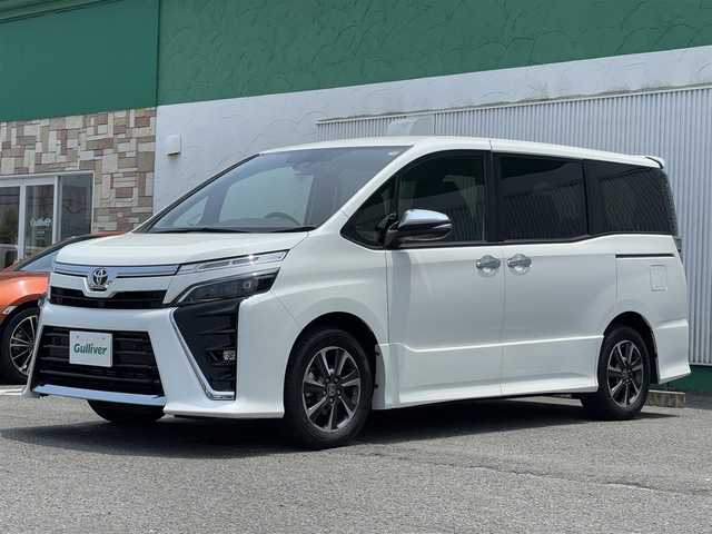 トヨタ ヴォクシー ZS 煌Ⅱ 徳島県 2020(令2)年 2.9万km ホワイトパールクリスタルシャイン 純正10インチSDナビ/（Bluetooth/フルセグ/CD/DVD/SD）/バックカメラ/フリップダウンモニター/衝突軽減ブレーキ/レーンキープアシスト/クルーズコントロール/クリアランスソナー/社外前後ドライブレコーダー/ビルトインETC/ステアリングリモコン/アイドリングストップ