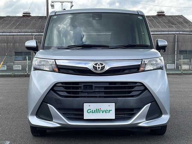 トヨタ タンク X S 福岡県 2017(平29)年 7万km シルバー ・純正ナビ　ワンセグ/・バックカメラ/・スマートキー/・左側パワースライドドア/・シートヒーター/・スマートアシスト/・純正ドアバイザー/・フロアマット/・ABS/・Wエアバック