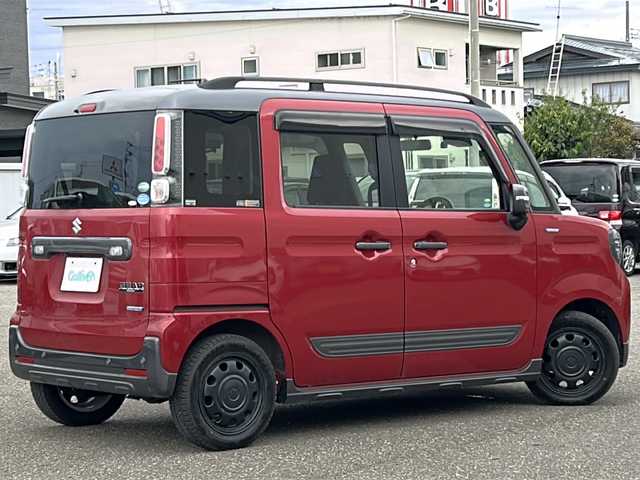 スズキ スペーシア ギア HYBRID XZターボ 秋田県 2019(平31)年 7.7万km フェニックスレッドパール/ガンメタリック2トーンルーフ 純正メモリナビ/純正CD、DVD、BT、フルセグ/全周囲カメラ/純正14インチアルミ/ドライブレコーダー/４WD/ETC/後方コーナーセンサー