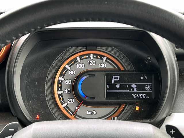 スズキ スペーシア ギア HYBRID XZターボ 秋田県 2019(平31)年 7.7万km フェニックスレッドパール/ガンメタリック2トーンルーフ 純正メモリナビ/純正CD、DVD、BT、フルセグ/全周囲カメラ/純正14インチアルミ/ドライブレコーダー/４WD/ETC/後方コーナーセンサー