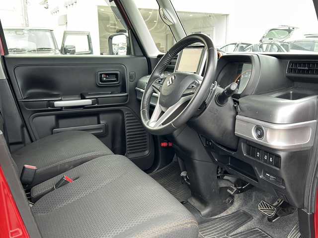 スズキ スペーシア ギア HYBRID XZターボ 秋田県 2019(平31)年 7.7万km フェニックスレッドパール/ガンメタリック2トーンルーフ 純正メモリナビ/純正CD、DVD、BT、フルセグ/全周囲カメラ/純正14インチアルミ/ドライブレコーダー/４WD/ETC/後方コーナーセンサー