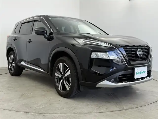 日産 エクストレイル G e－4ORCE 愛知県 2024(令6)年 2.1万km ダイヤモンドブラック プロパイロット/純正ナビ/・Bluetooth/・フルセグTV/・Applecarplay/アラウンドビューモニター/AC100V/ＥＴＣ２．０/パワーシート/レザーシート/ドラレコ/置くだけ充電/革巻きステアリング/パワーバックドア/ステアリングリモコン/インテリジェントルームミラー/ヘッドアップディスプレイ/全席シートヒーター/純正１９インチＡＷ/USB