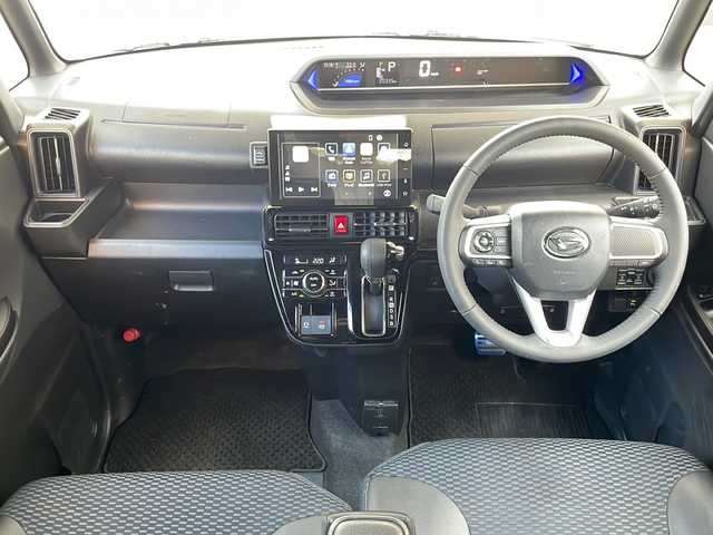 ダイハツ タント カスタム RS 大阪府 2024(令6)年 2.1万km ブラックマイカメタリック/シャイニングホワイトパール 純正ディスプレイオーディオ/フルセグTV/Bluetooth/バックカメラ/アラウンドビュー/パーキングアシスト/衝突軽減システム/車線逸脱警報/横滑り防止/両側パワースライドドア/アイドリングストップ/スマートキー/プッシュスタート/ETC/ドラレコ/スペアキー