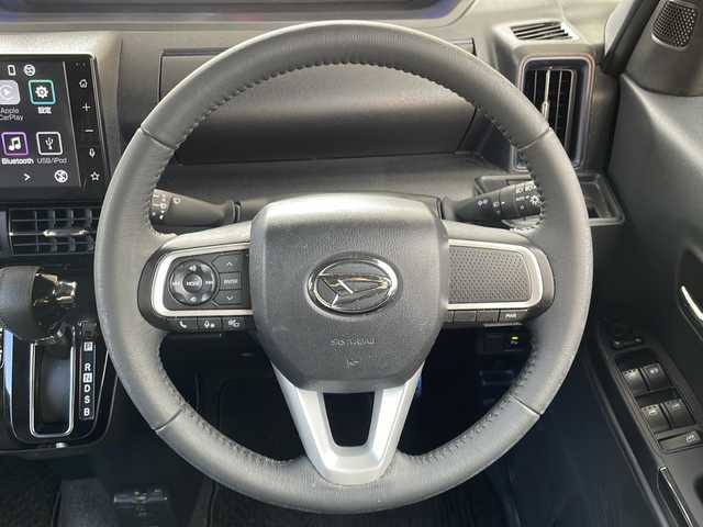 ダイハツ タント カスタム RS 大阪府 2024(令6)年 2.1万km ブラックマイカメタリック/シャイニングホワイトパール 純正ディスプレイオーディオ/フルセグTV/Bluetooth/バックカメラ/アラウンドビュー/パーキングアシスト/衝突軽減システム/車線逸脱警報/横滑り防止/両側パワースライドドア/アイドリングストップ/スマートキー/プッシュスタート/ETC/ドラレコ/スペアキー