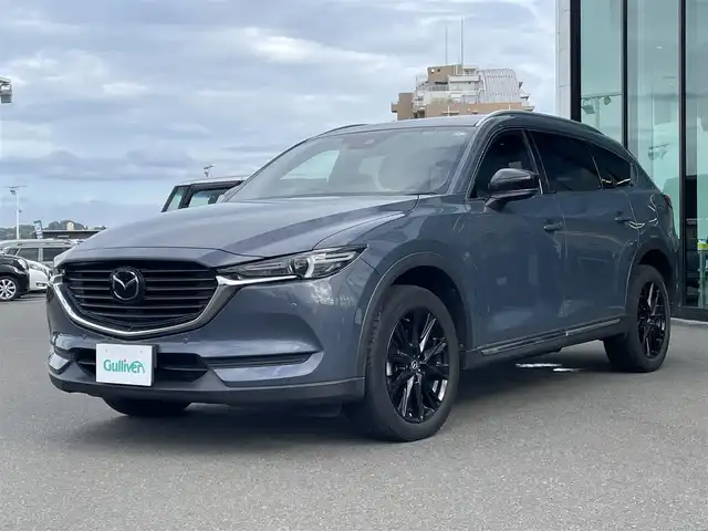 マツダ ＣＸ－８ XD ブラックトーンエディション 東京都 2021(令3)年 3万km ポリメタルグレーM サンルーフ/純正ナビ/360°ビューモニター/フルセグ/ETC/ドライブレコーダー/BOSEサウンド/ルーフレール/シートヒーター/ステアリングヒーター/コーナーセンサー/ハーフレザーシート/パワーシート/パワーバックドア/衝突軽減ブレーキ/レーンキープアシスト/アダプティブクルーズコントロール