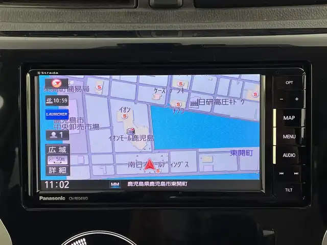 日産 デイズ ハイウェイスターX 鹿児島県 2018(平30)年 3.7万km ブラック 社外ＳＤナビ　/（フルセグ/Ｂｌｕｅｔｏｏｔｈ/CD/DVD)　/アラウンドビューモニター　/バックカメラ/オートマチックハイビーム　/エマージェンシーブレーキ　/アイドリングストップ　/ステアリングスイッチ　/純正フロアマット　/電動格納ミラー
