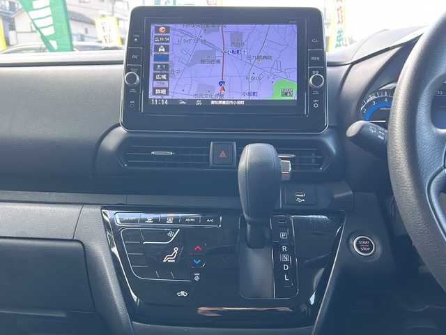 日産 ルークス ハイウェイスター X 愛知県 2021(令3)年 3.2万km ブラック ・禁煙車/・ワンオーナー/・純正ナビ/フルセグTV/　（MM320D-L）/・Bluetooth/USB/AUX/・アラウンドビューモニター/・ビルトインETC/・エマージェンシーブレーキ/・LDW/・先行車発進お知らせ/・左パワースライドドア/・ステアスイッチ/・電動格納ミラーウインカー/・純正１４インチアルミ/・LEDオートライト/・フォグランプ/・後席サンシェイド/・アイドリングストップ/・プッシュスタート/・ドアバイザー/・純正フロアマット/・新車保証書/・取扱説明書/・スペアキー