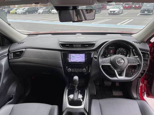 日産 エクストレイル 20X 愛知県 2017(平29)年 4.8万km ガーネットレッド 純正ナビ/全方位カメラ/シートヒーター全席/LEDヘッドライト/電動リアゲート/コーナーセンサー/純正アルミホイール/４WD/LEDヘッドライト/インテリジェントミラー/ダウンヒルアシストコントロール/ETC/ステアリングスイッチ/スマートキー/プッシュスタート