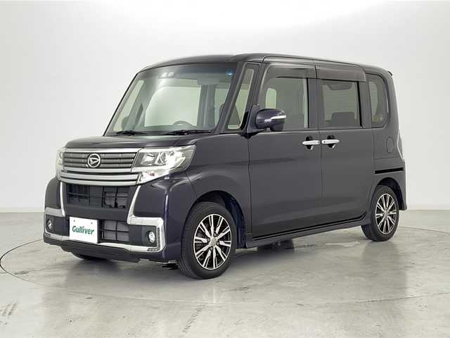 ダイハツ タント カスタム X トップED SA Ⅲ 宮城県 2017(平29)年 6.8万km ナイトシャドーパープルクリスタルM スマートアシストIII	/・衝突回避支援ブレーキ機能	/・車線逸脱警報機能	/・オートハイビーム/バックカメラ/社外7型ナビ  地図SD無/・BT.CD.SD/フルセグTV/運転席シートヒーター/片側パワースライドドア/合皮シート/ETC/LEDヘッドライト/LEDフォグランプ/横滑り防止装置/アイドリングストップ/プッシュスタート/スマートキー×2/純正14inAW/フロアマット/ロールサンシェード